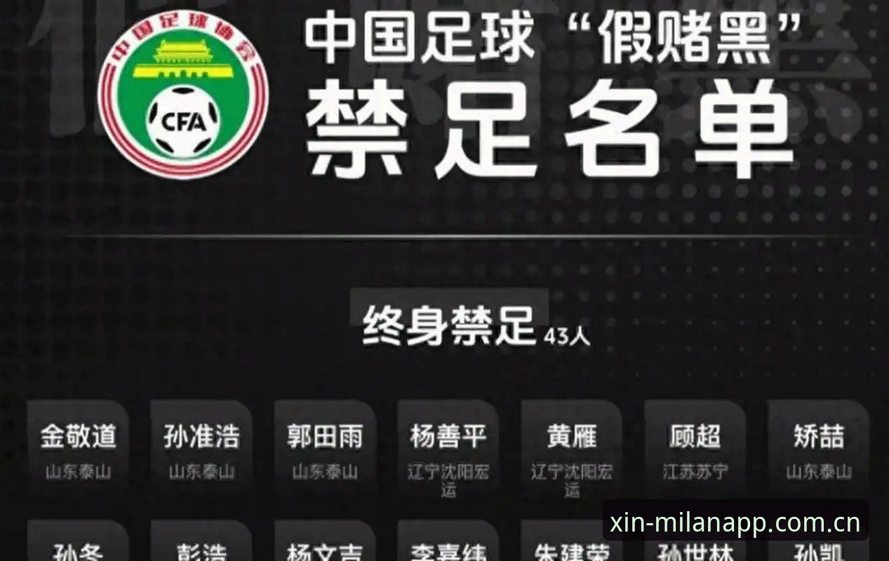 足球反腐风暴深度解析——从第三批禁足名单看行业净化实用指南